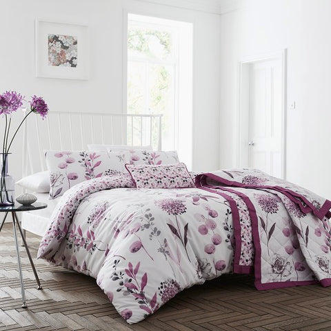 Bellissimo Inky Mauve 200tc Duvet Set