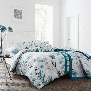 Bellissimo Inky Teal 200tc Duvet Set