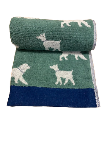 Bellissimo Pooch Jacquard Cotton Towel