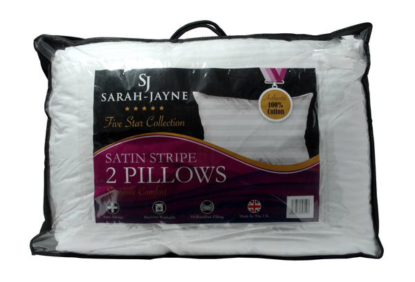 Sarah Jayne Ultrabounce Cotton Cover Pillow Pair